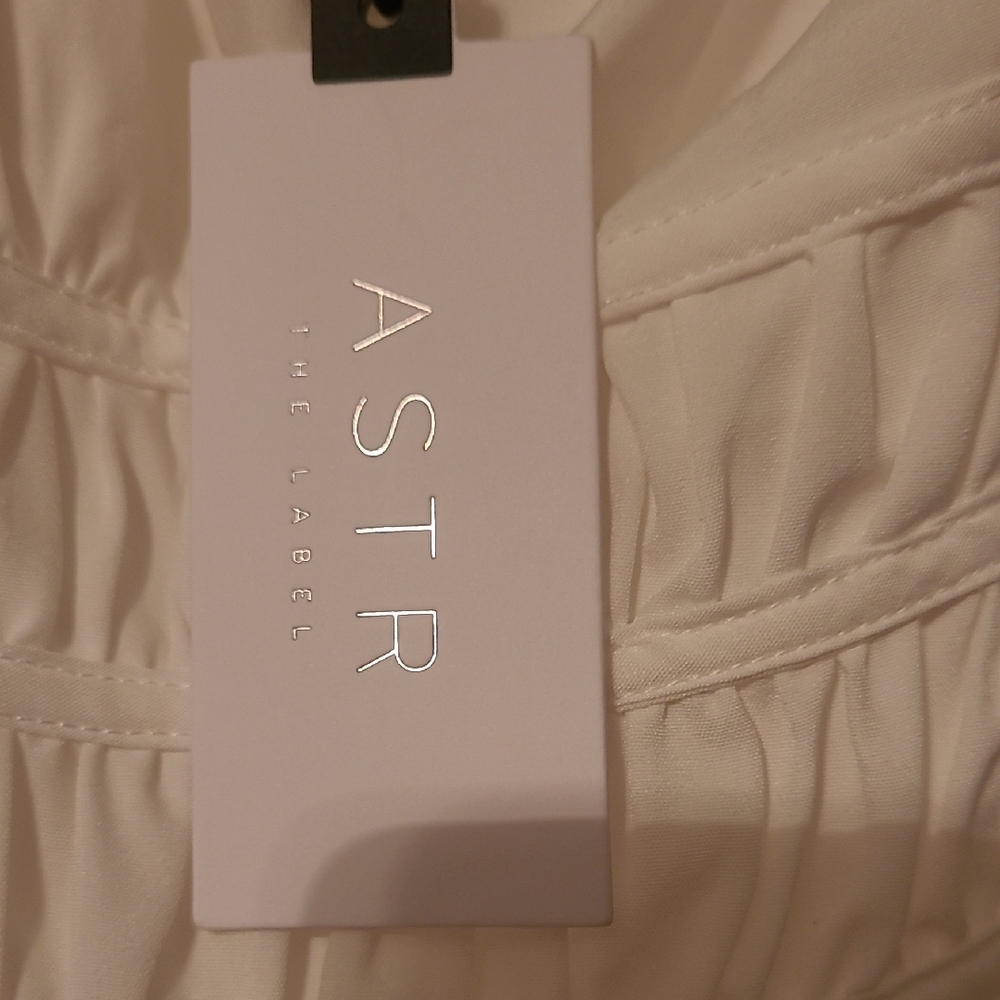 Astr Dress White Size Xl - Picture 2 of 9